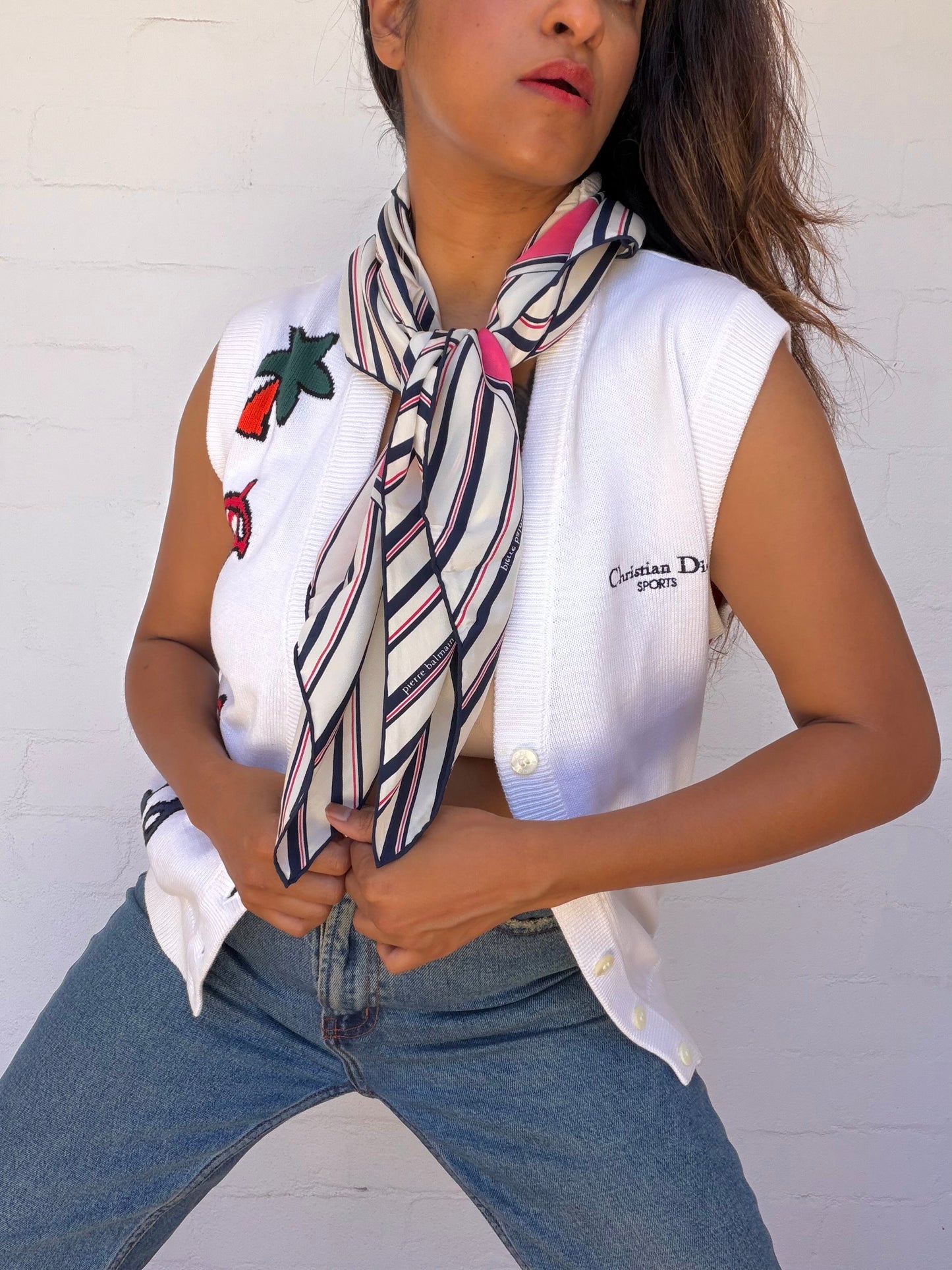 Rare Vintage Dior Embroidered Vest