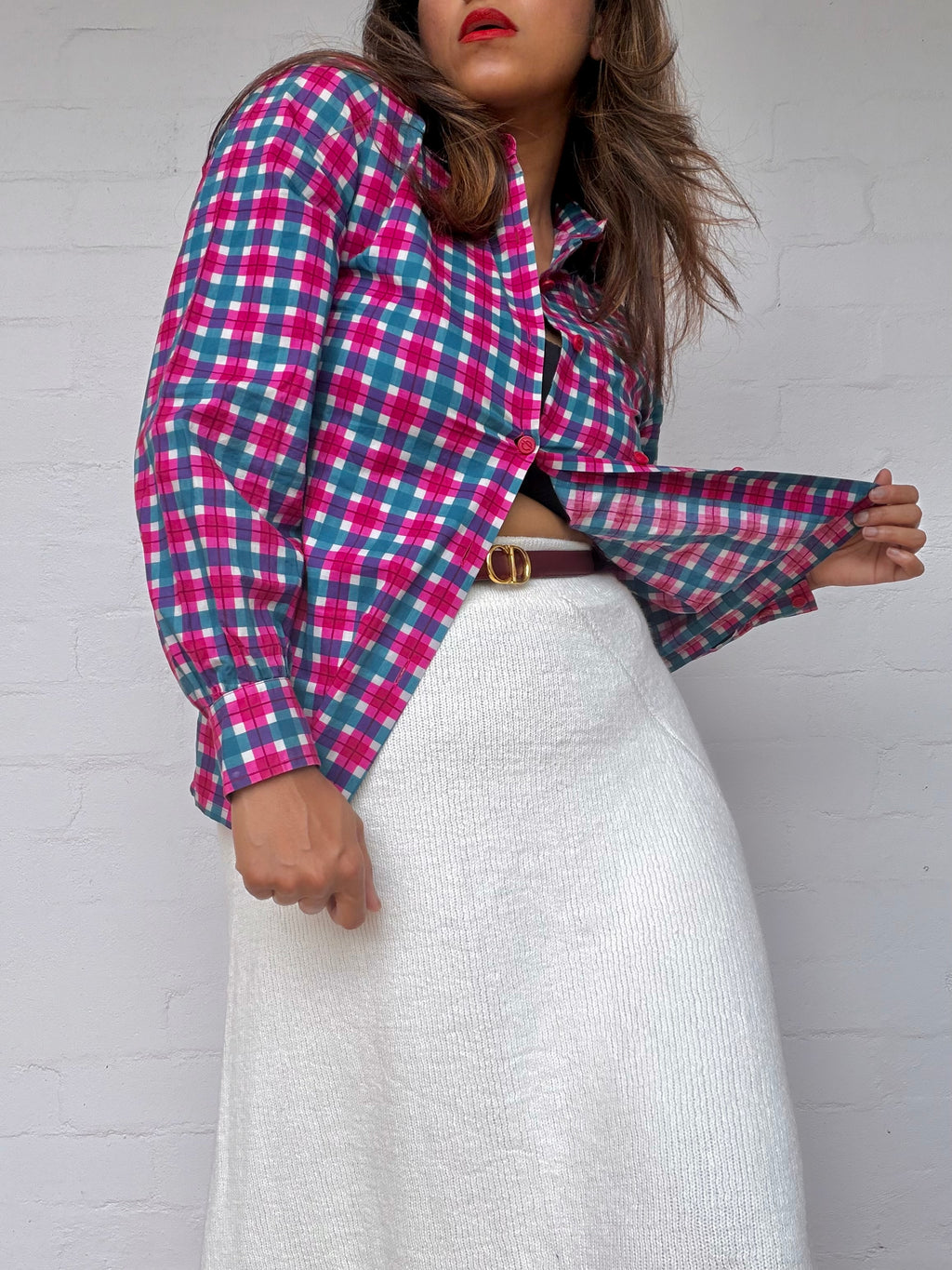 Christian Dior Pret A Porter Check Shirt