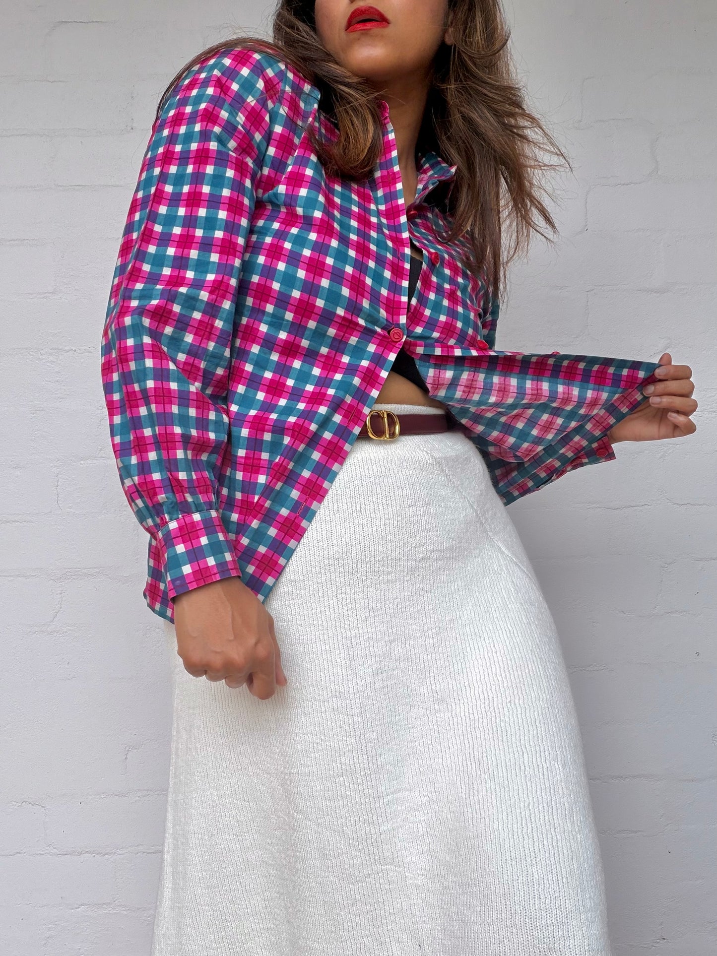 Christian Dior Pret A Porter Check Shirt