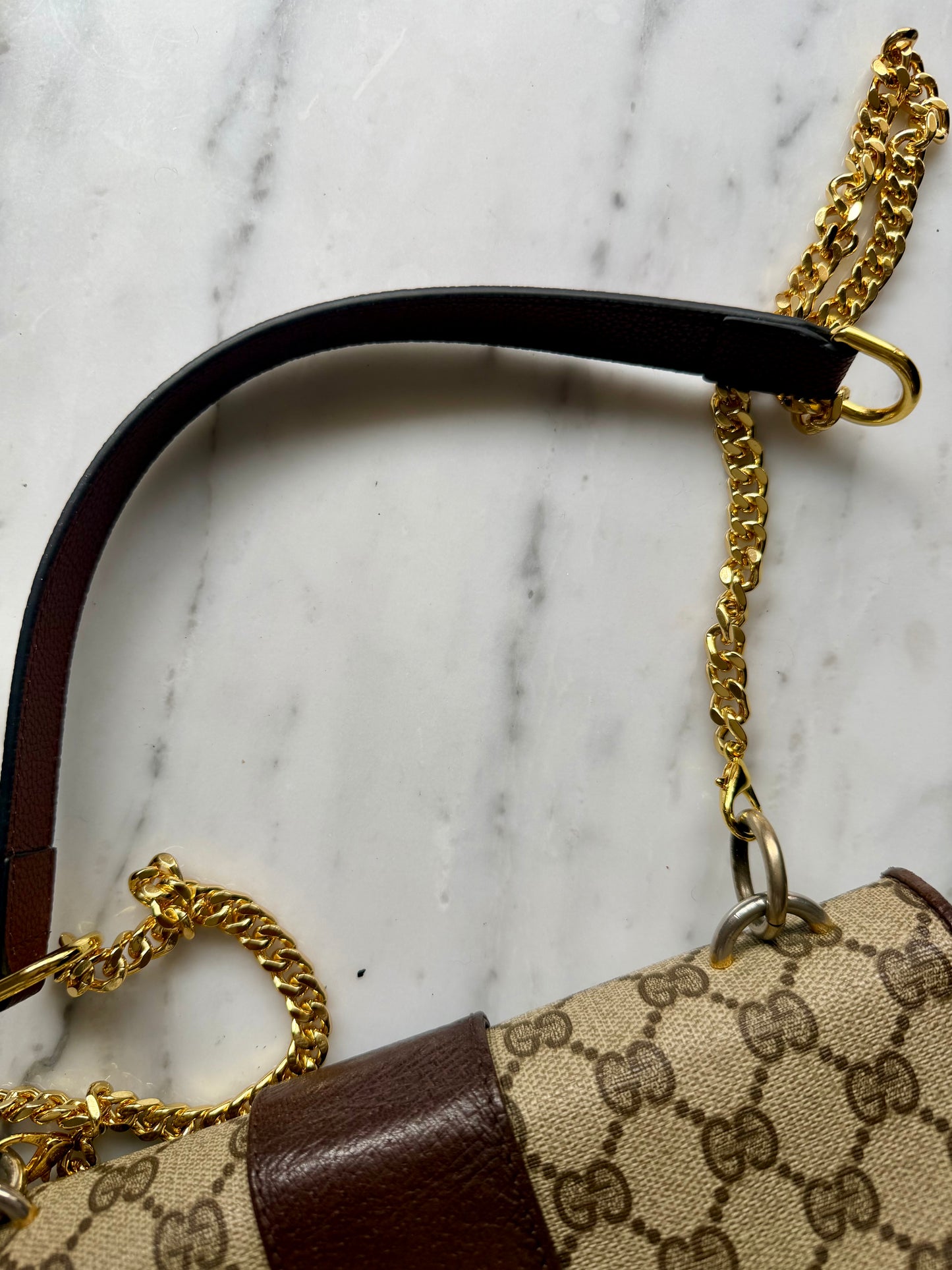 Vintage Gucci Monogram Crossbody Bag