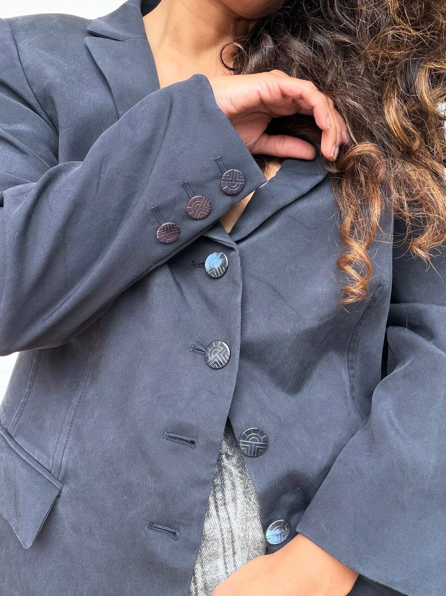 Vintage FERAUD Paris Silk Blazer