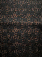 Vintage Fendi Wool Scarf - Chocolate Brown