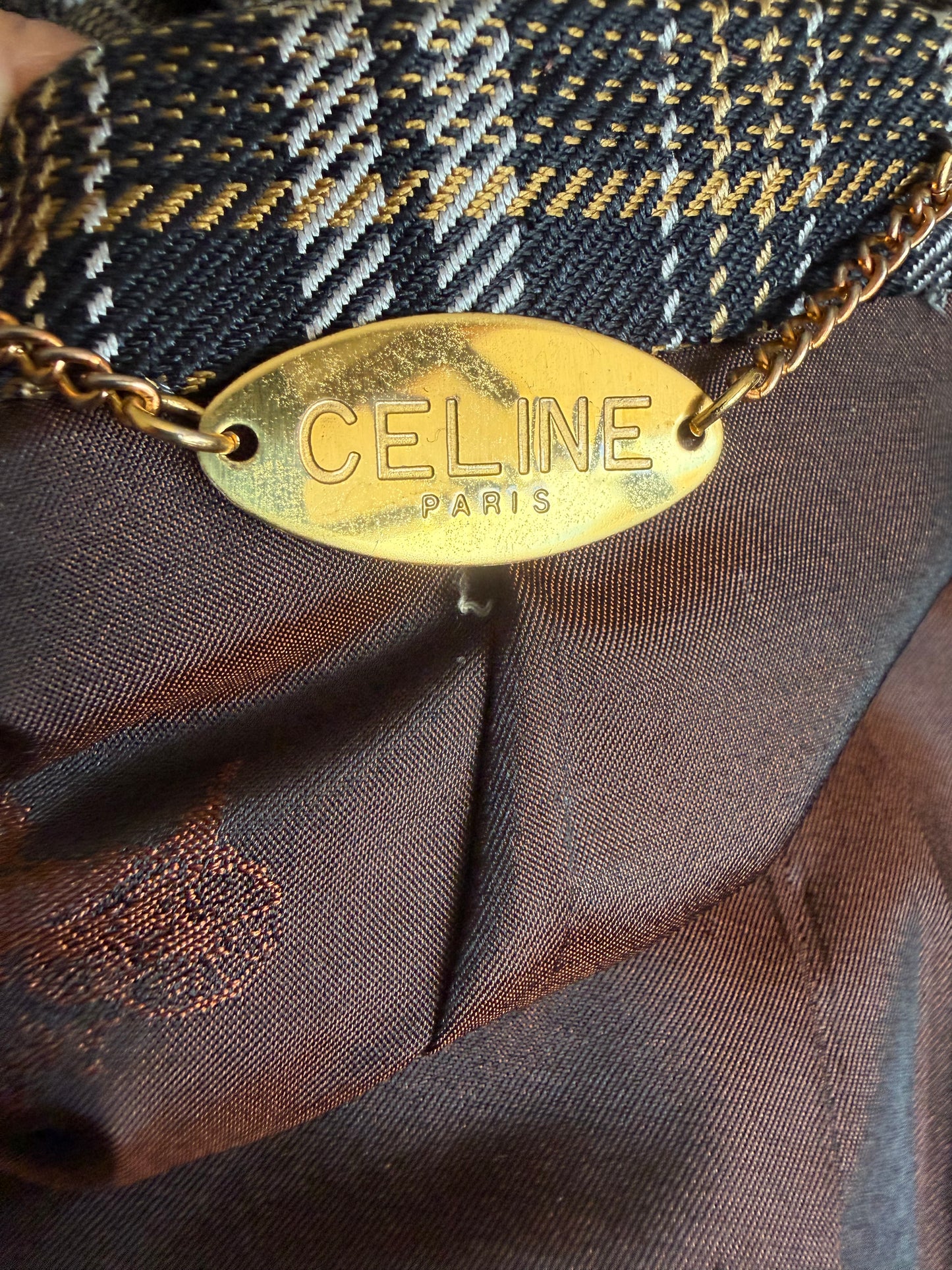 Ultra Rare Authentic Celine Check Blazer