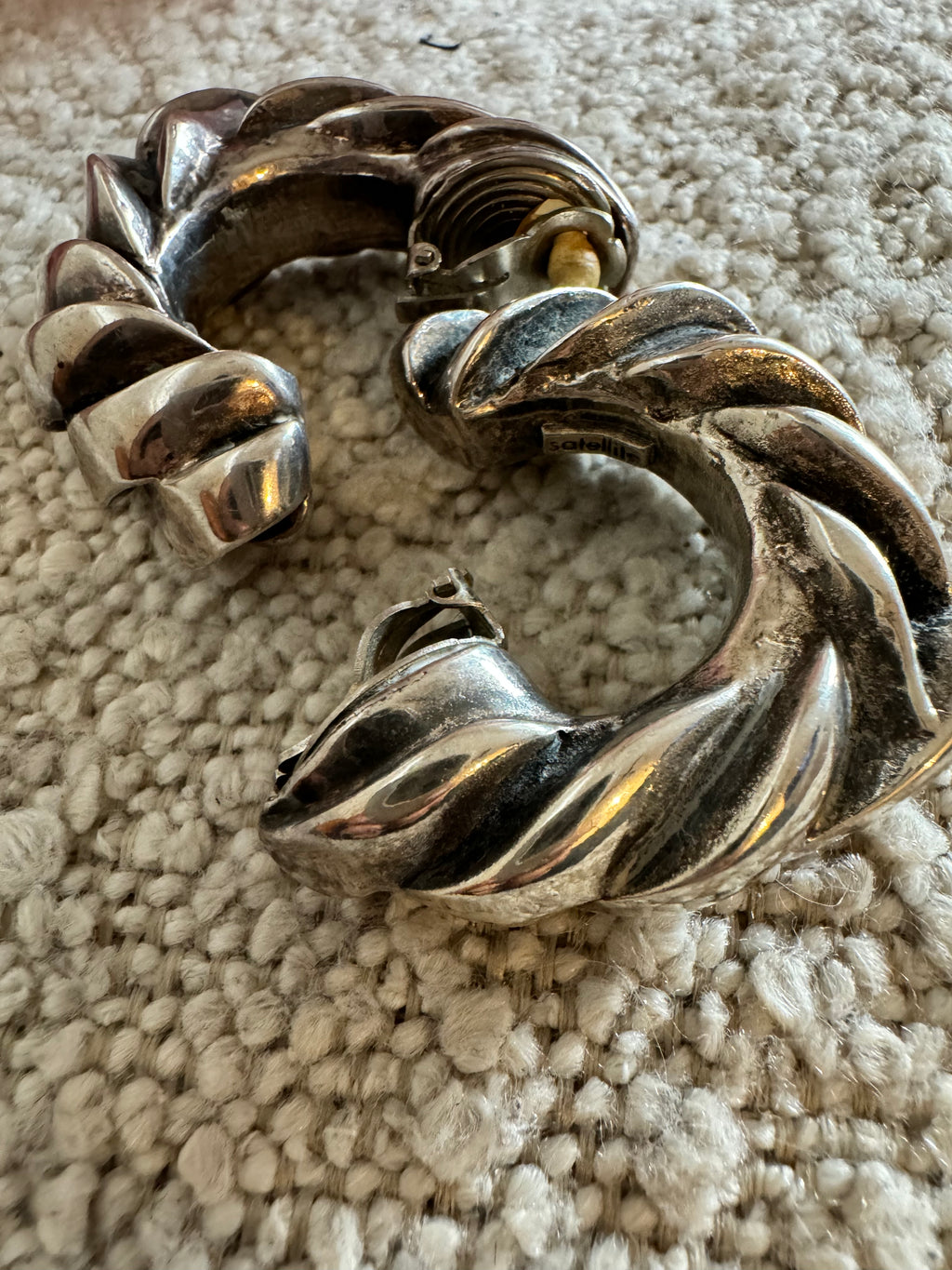 Vintage Braided Hoop Earrings