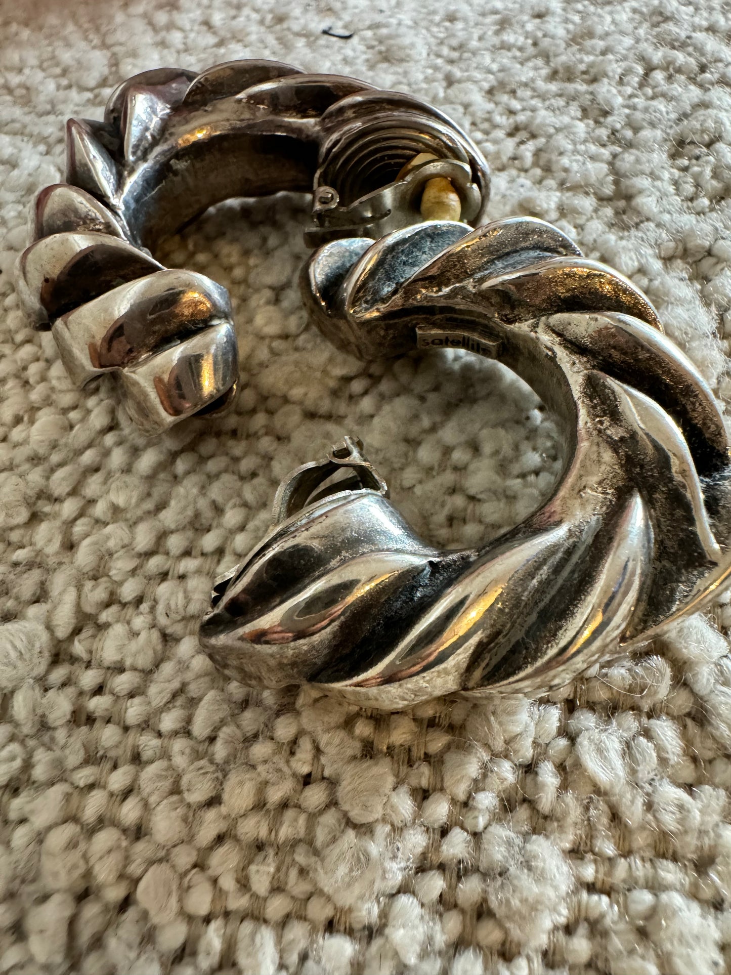 Vintage Braided Hoop Earrings