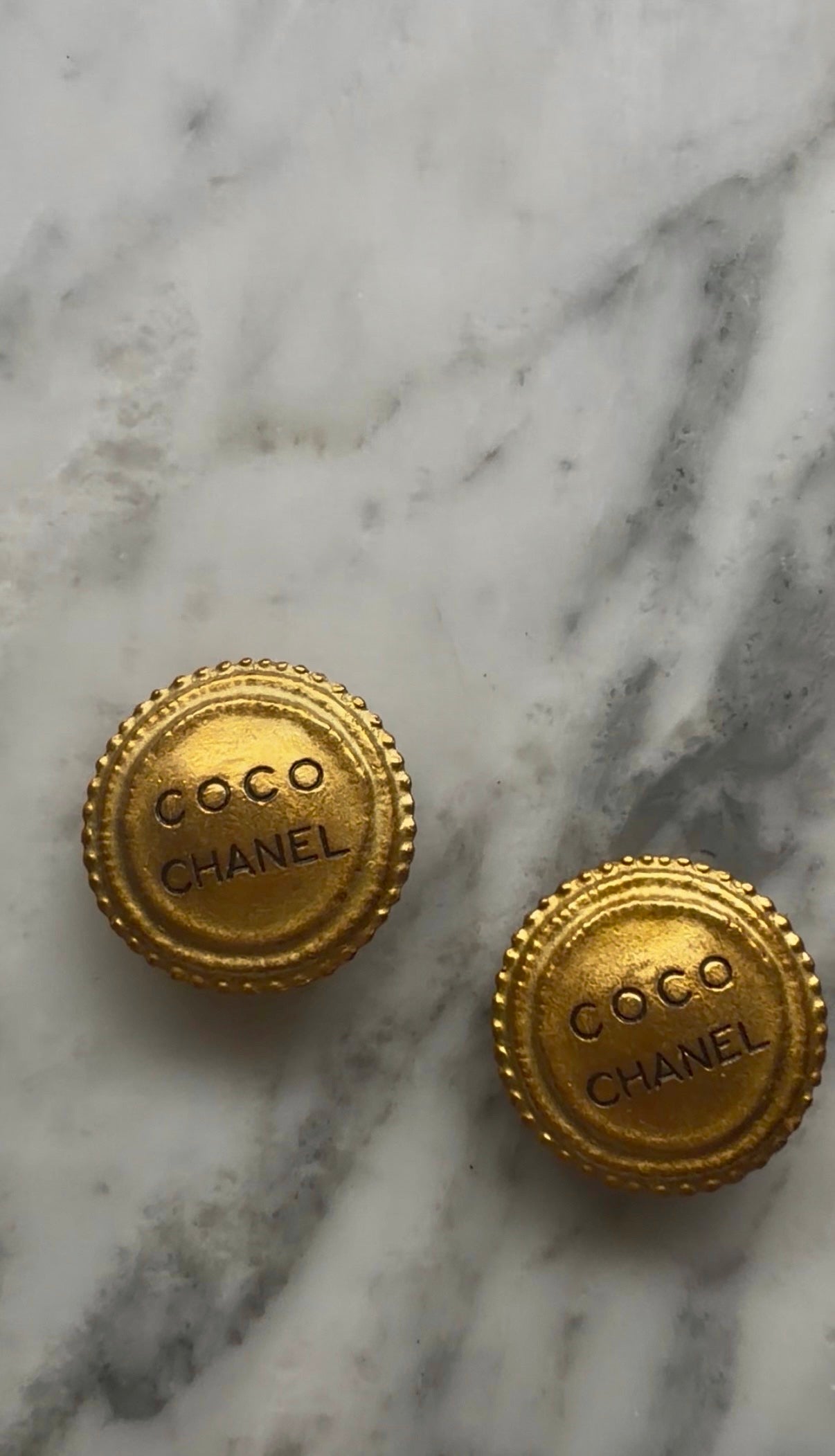 Vintage Chanel Coco Clip On Earrings