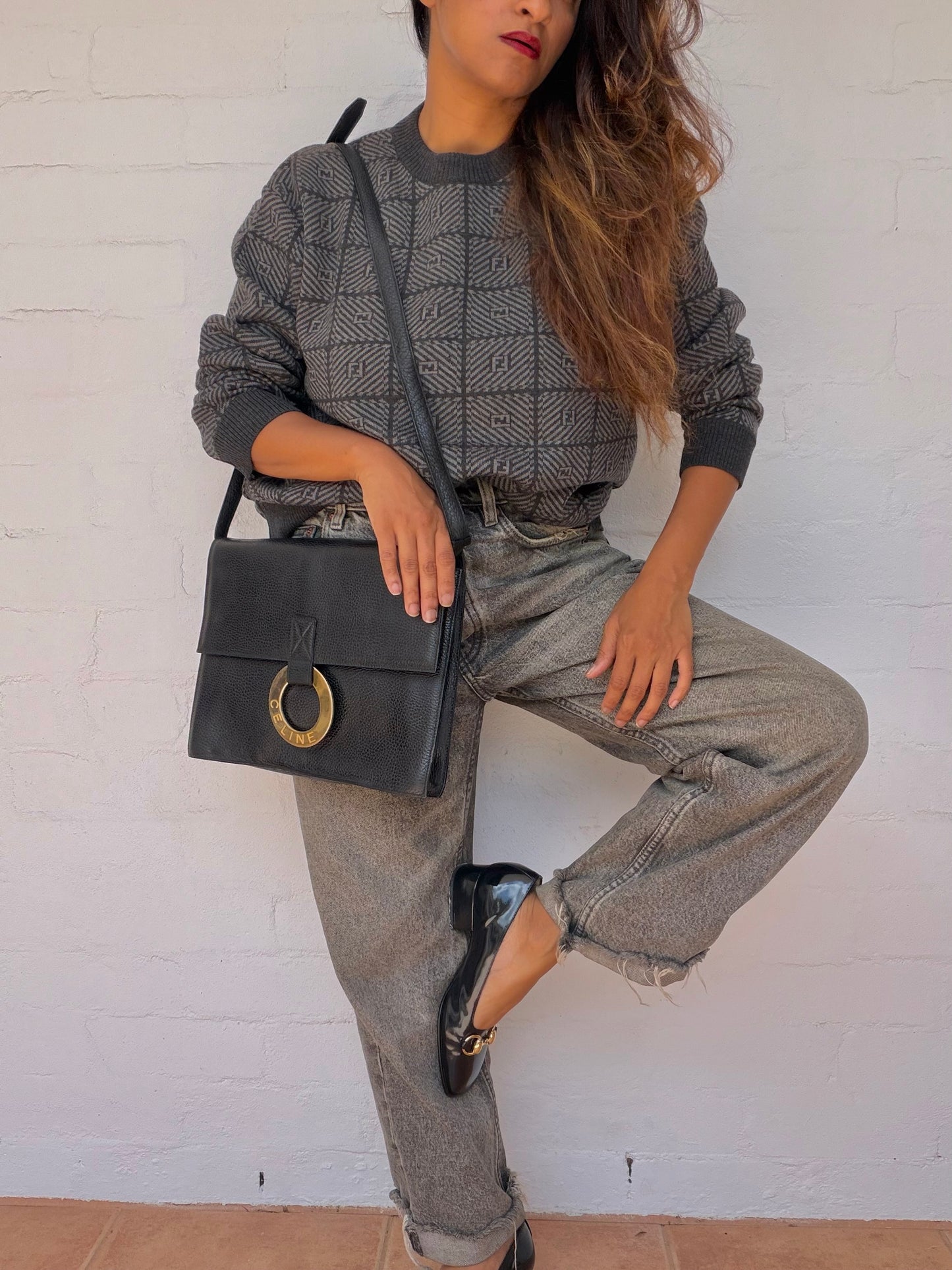 Rare Authentic Vintage Circle logo Bag