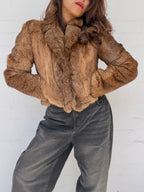 Vintage Rabbit Fur Coat