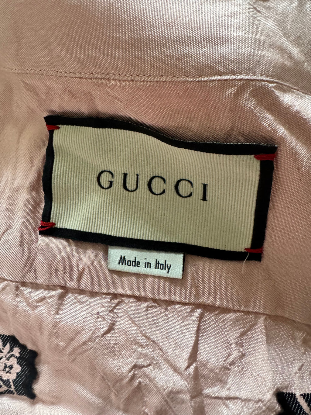 GUCCI Silk Bee & Flower Shirt