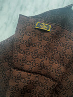 Vintage Fendi Wool Scarf - Chocolate Brown