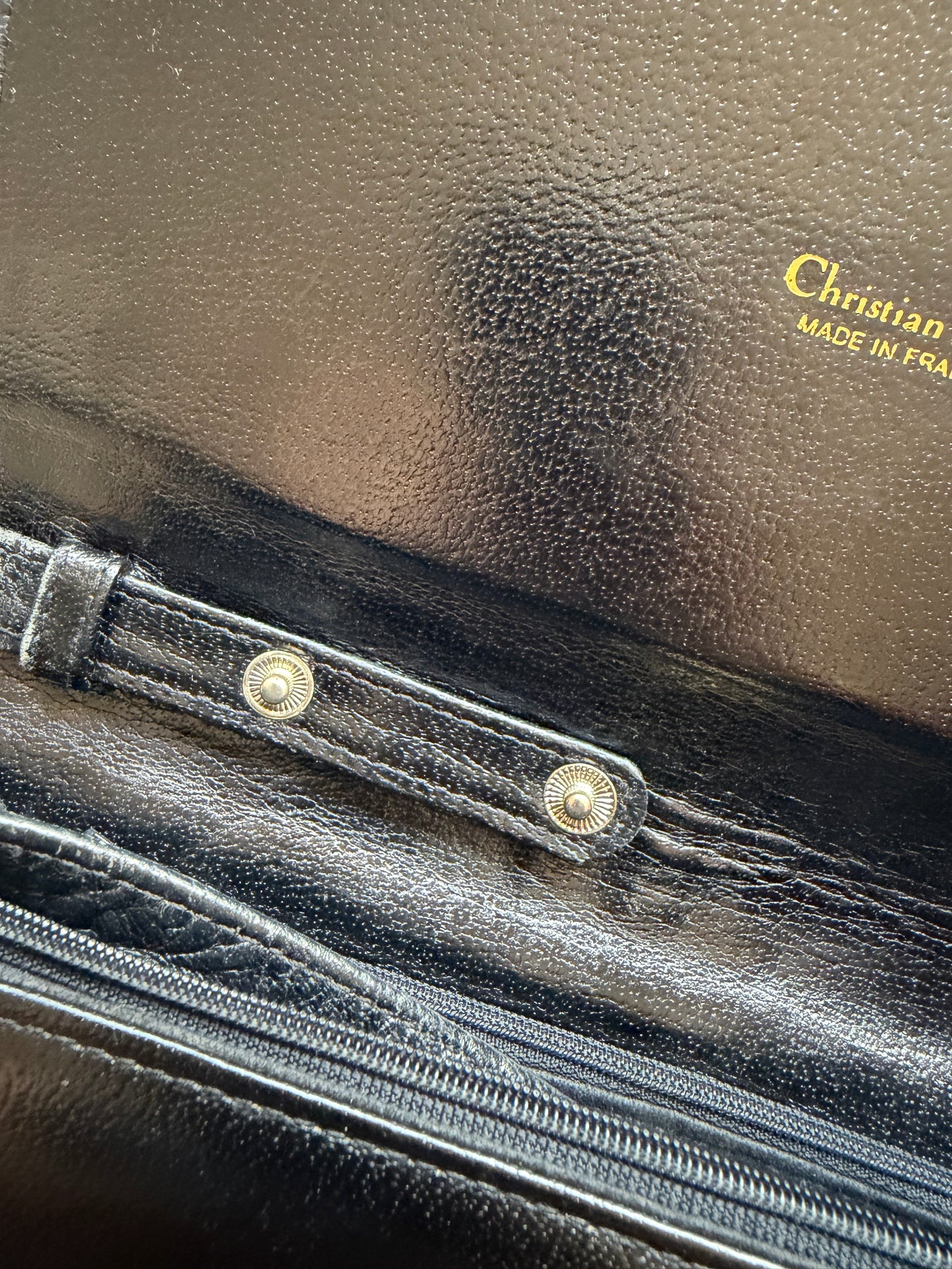 Vintage Christian Dior Bag -  Black