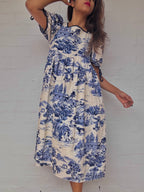 Vintage Printed Dress