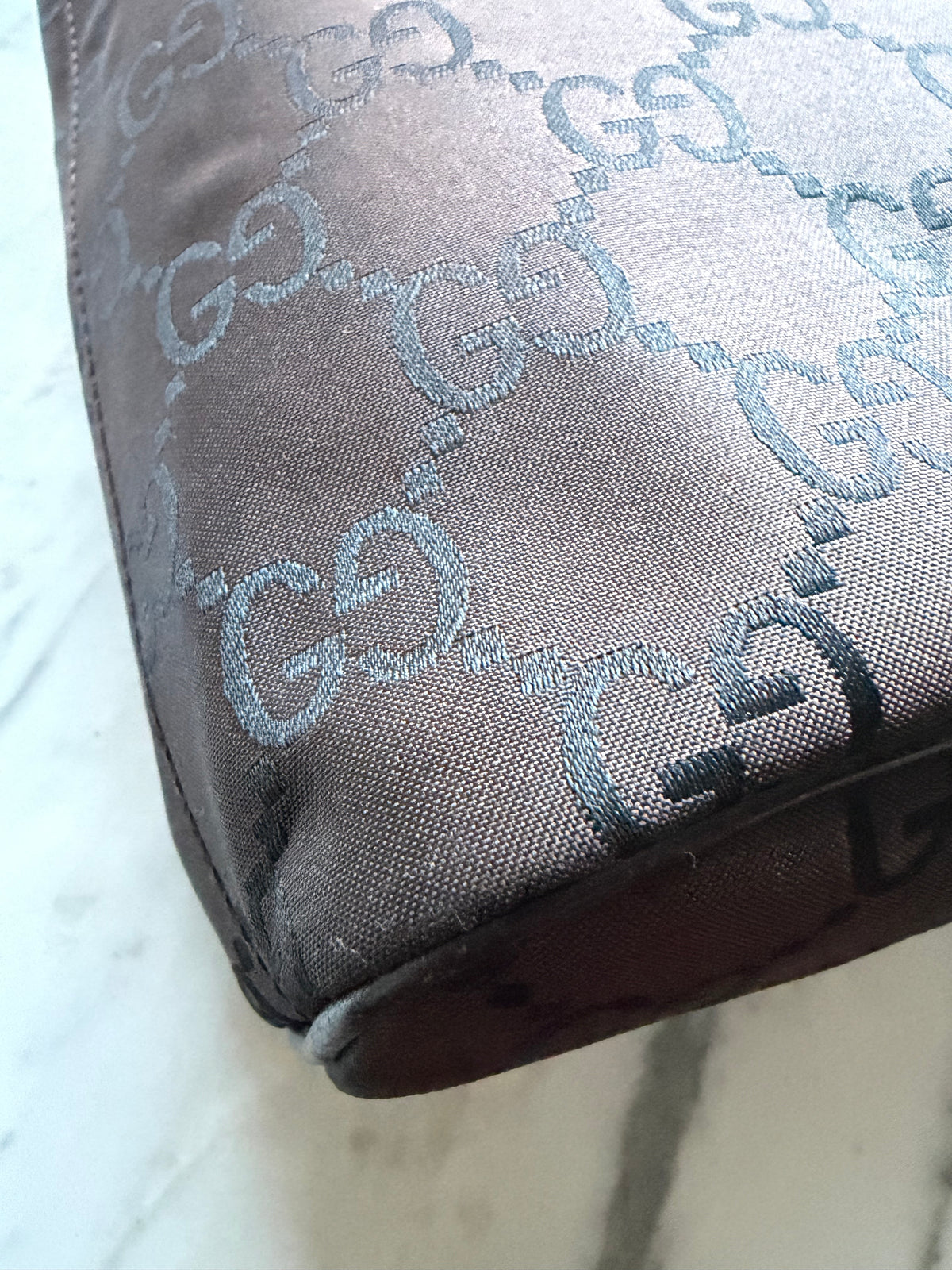 Vintage Gucci Nylon Bag - Dark Brown