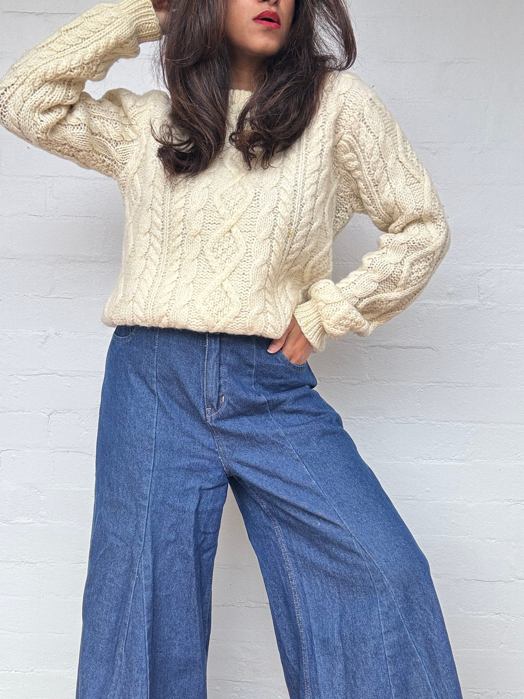 Vintage Wool Fisherman’s Jumper