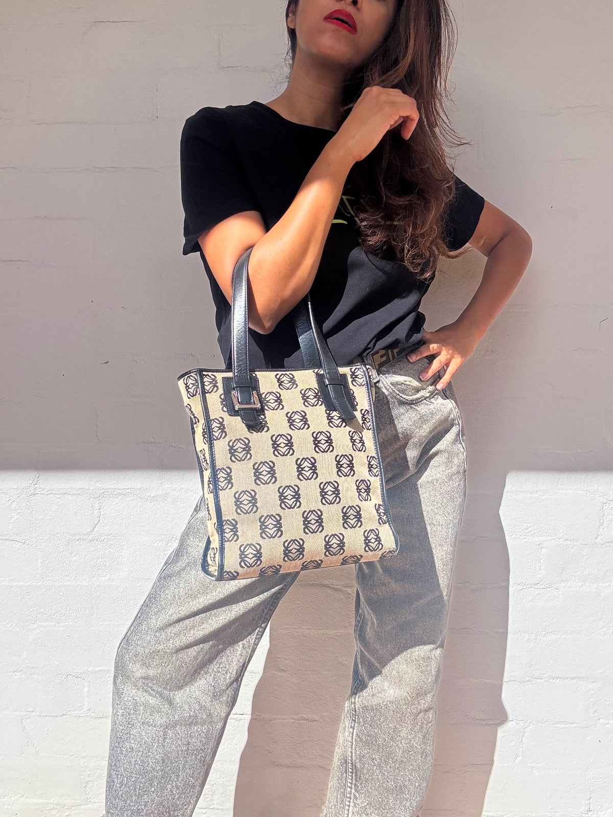 Vintage LOEWE Anagram Handbag
