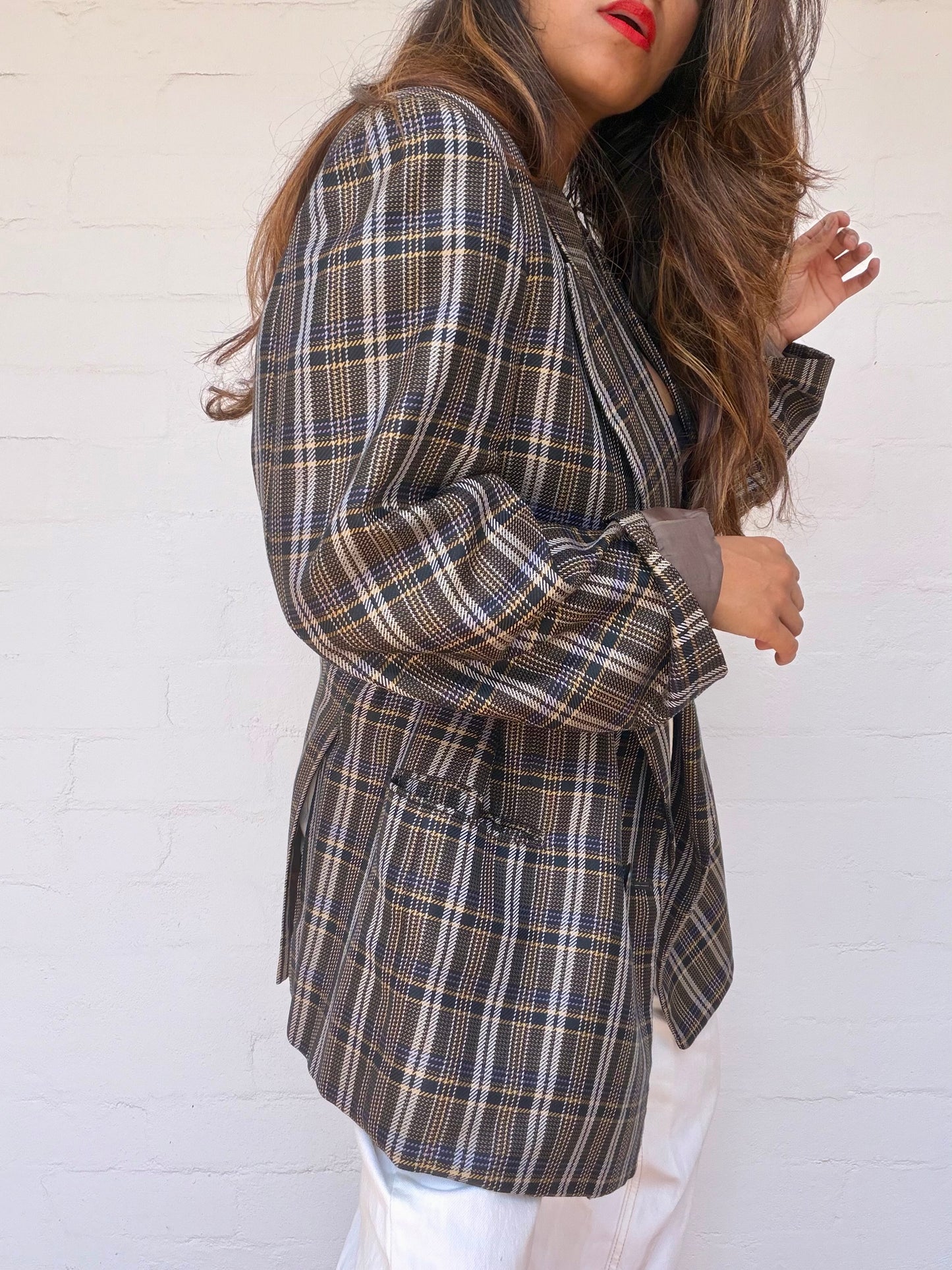 Ultra Rare Authentic Celine Check Blazer