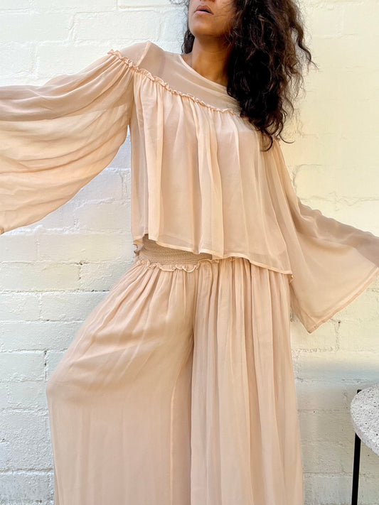 Flannel Silk Set