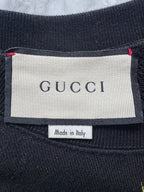 Gucci Black Knit Sequined Bosco & Orso Sweatshirt