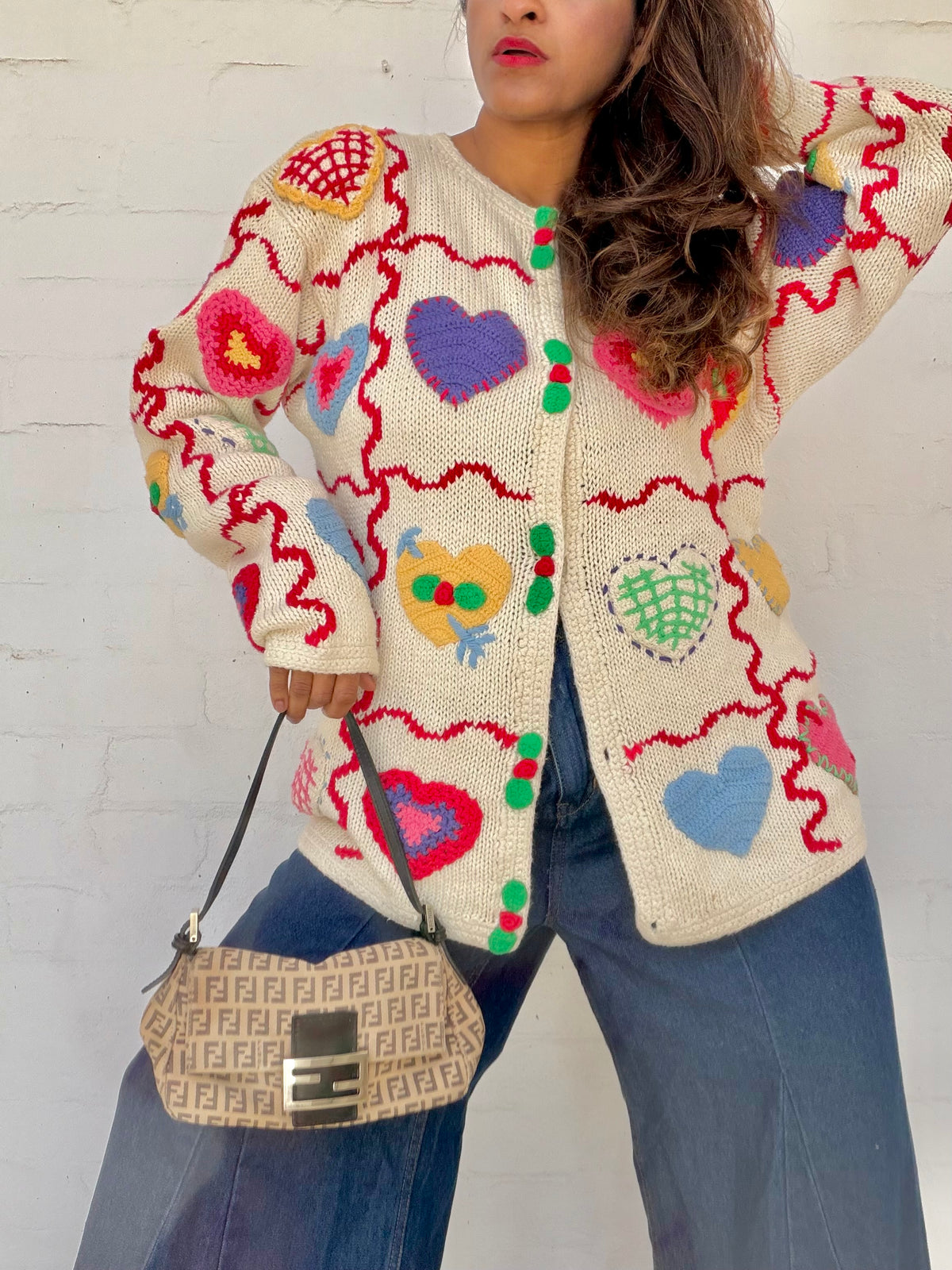 Vintage Fendi Zucchino Mamma Baguette