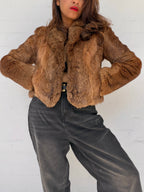 Vintage Rabbit Fur Coat