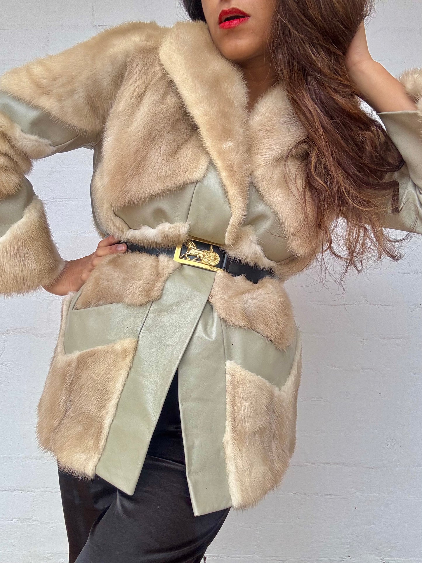 Vintage CELINE Carriage Studded Belt