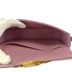 Celine Pink Leather Medium Triomphe Shoulder Bag