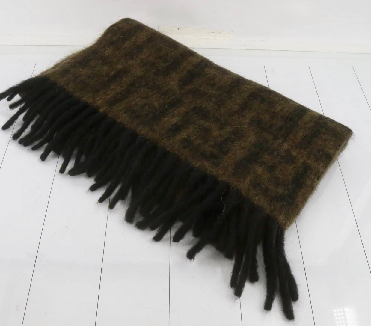 Vintage Fendi Wool Scarf / Shawl