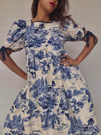 Vintage Printed Dress