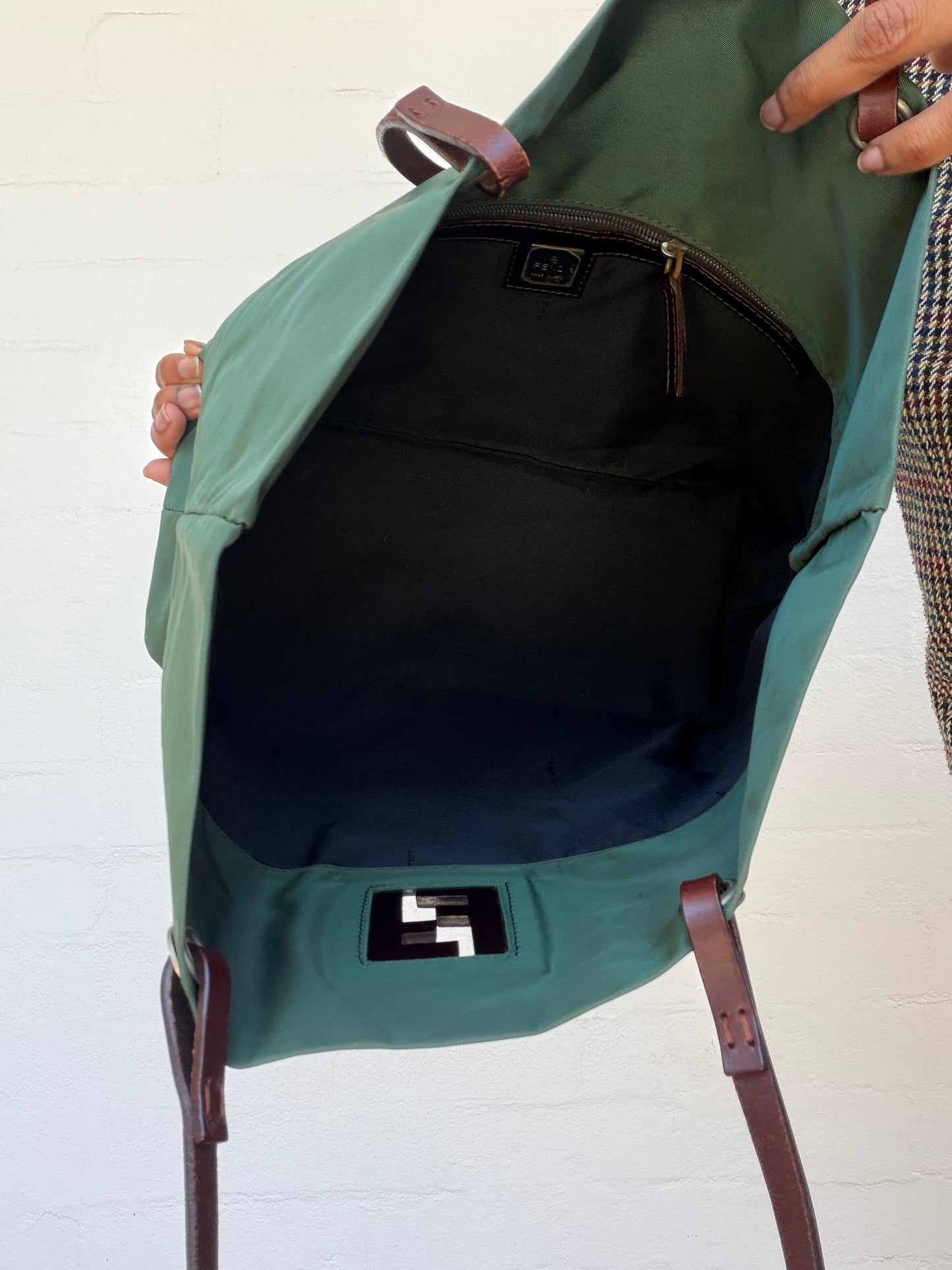 Fendi Nylon Bag - Green