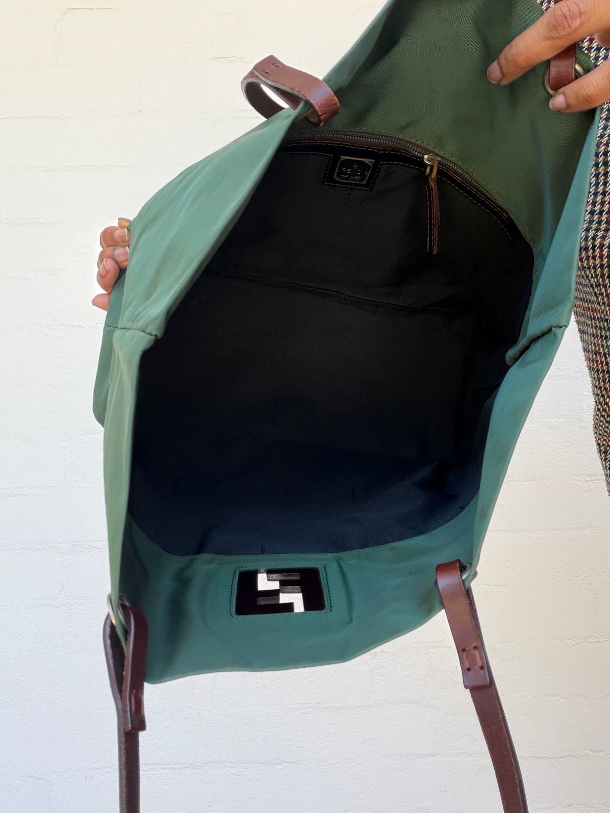 Fendi Nylon Bag - Green