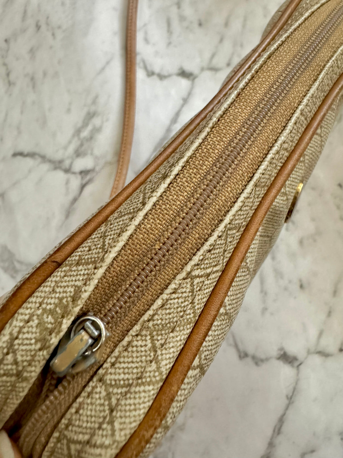 Authentic Vintage Christian Dior Monogram Honeycomb Crossbody