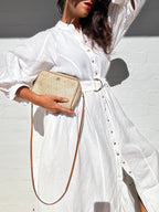 Authentic Vintage Christian Dior Monogram Honeycomb Crossbody