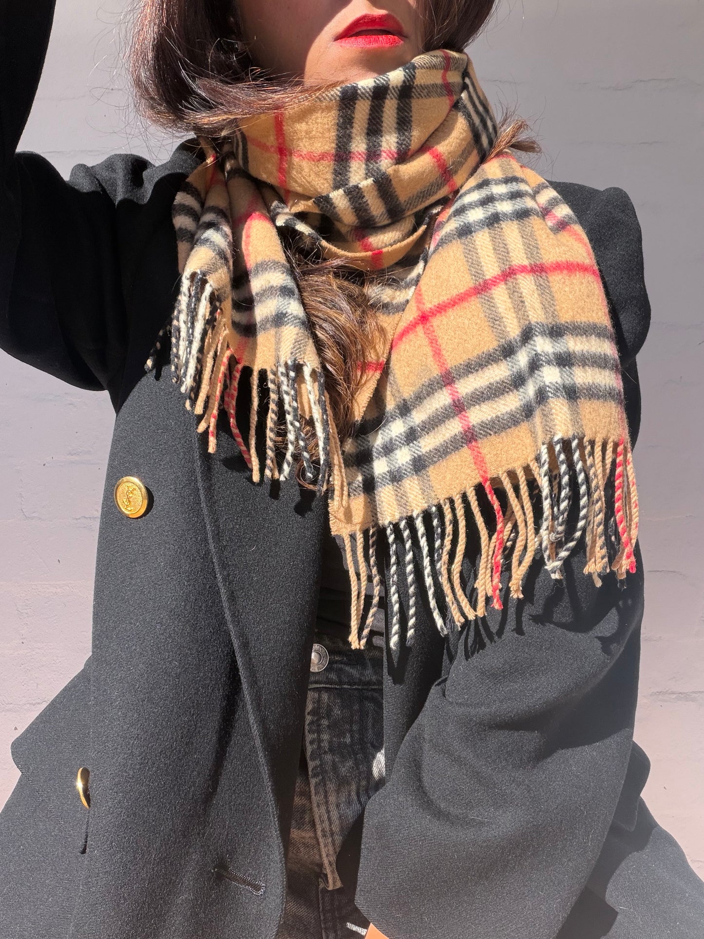 Authentic Burberry Cashmere Scarf