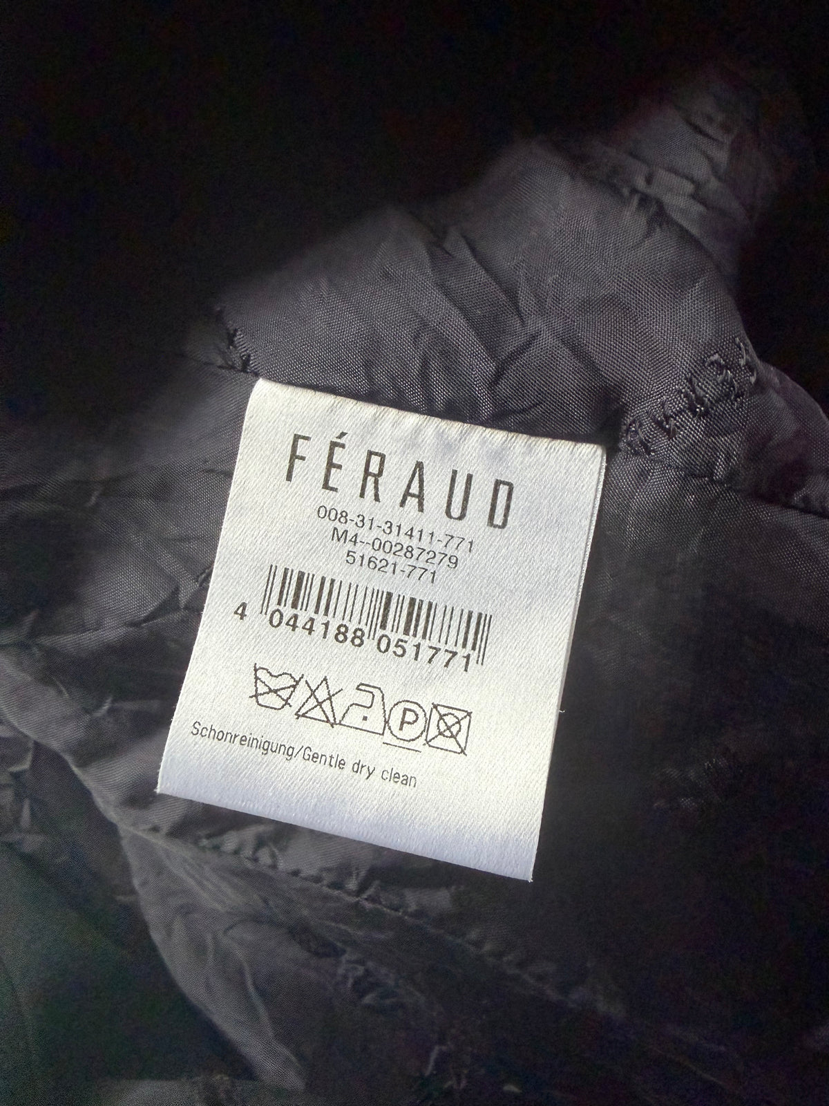 Vintage FERAUD Paris Silk Blazer