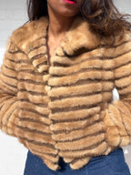 Vintage Cropped Mink Fur Coat