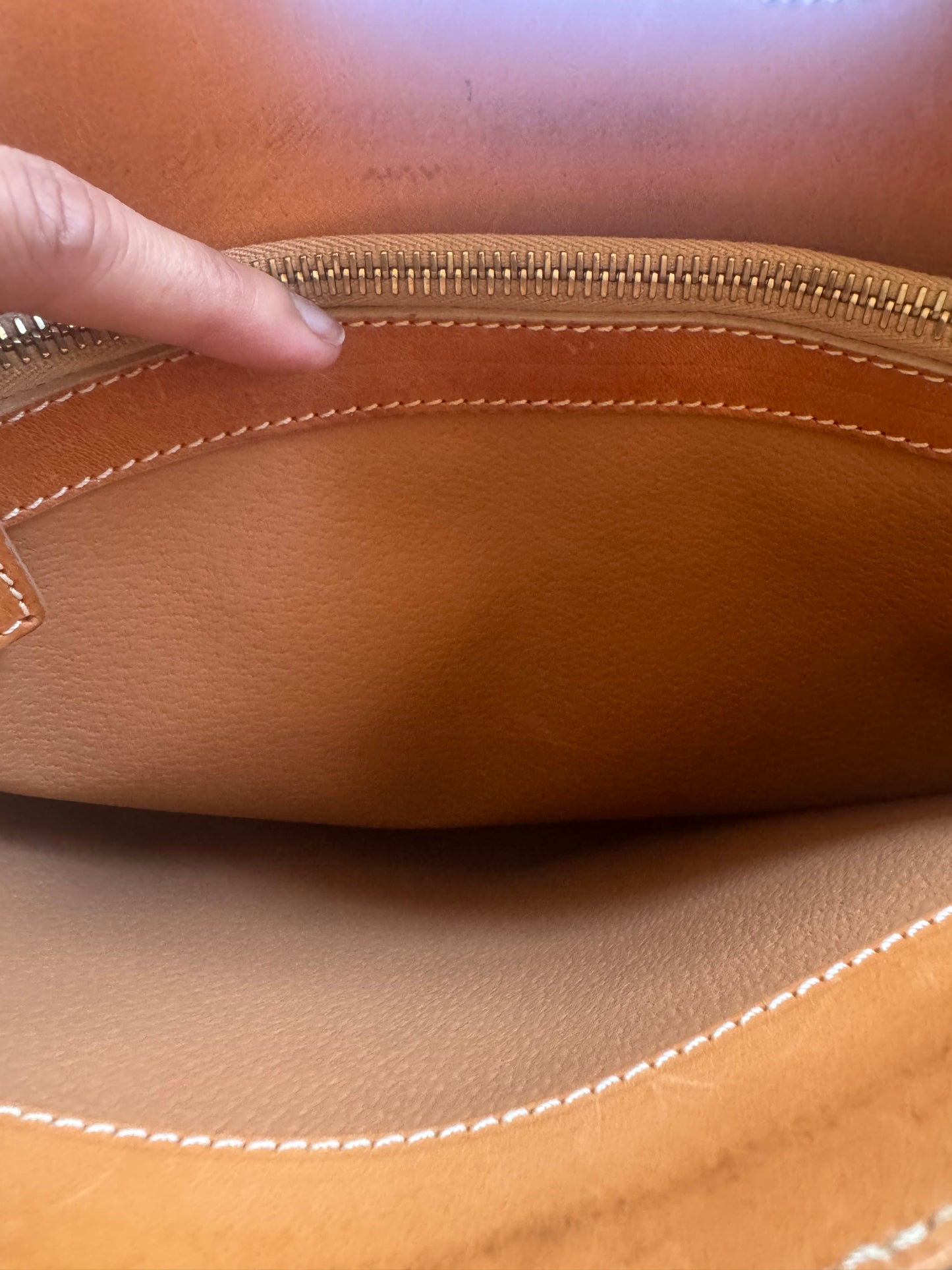 CELINE Macadam Mini Handbag -  Beige