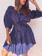 Innika Choo Navy Cotton Dress