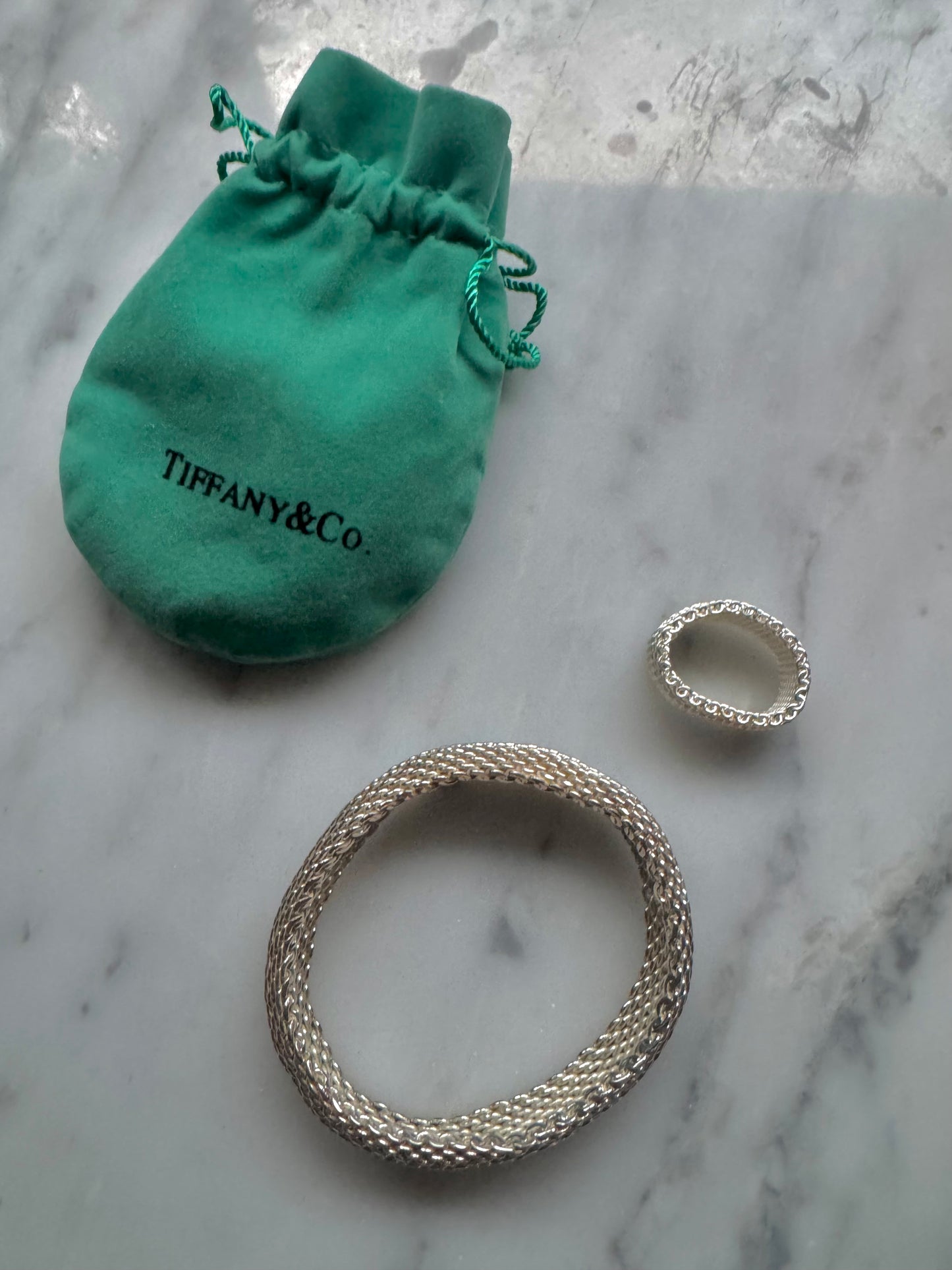 Vintage Tiffany & Co. Somerset Bracelet & Ring Set