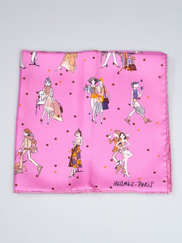 Hermès - Gavroche 45 silk neckerchief