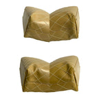 Chanel COCO Mark Wild stitch Tote Bag - Tan
