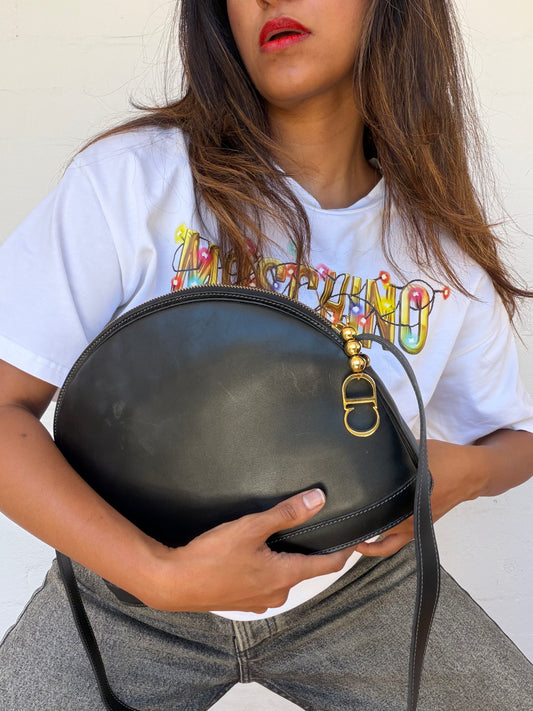 Vintage Dior Leather Bag With Box