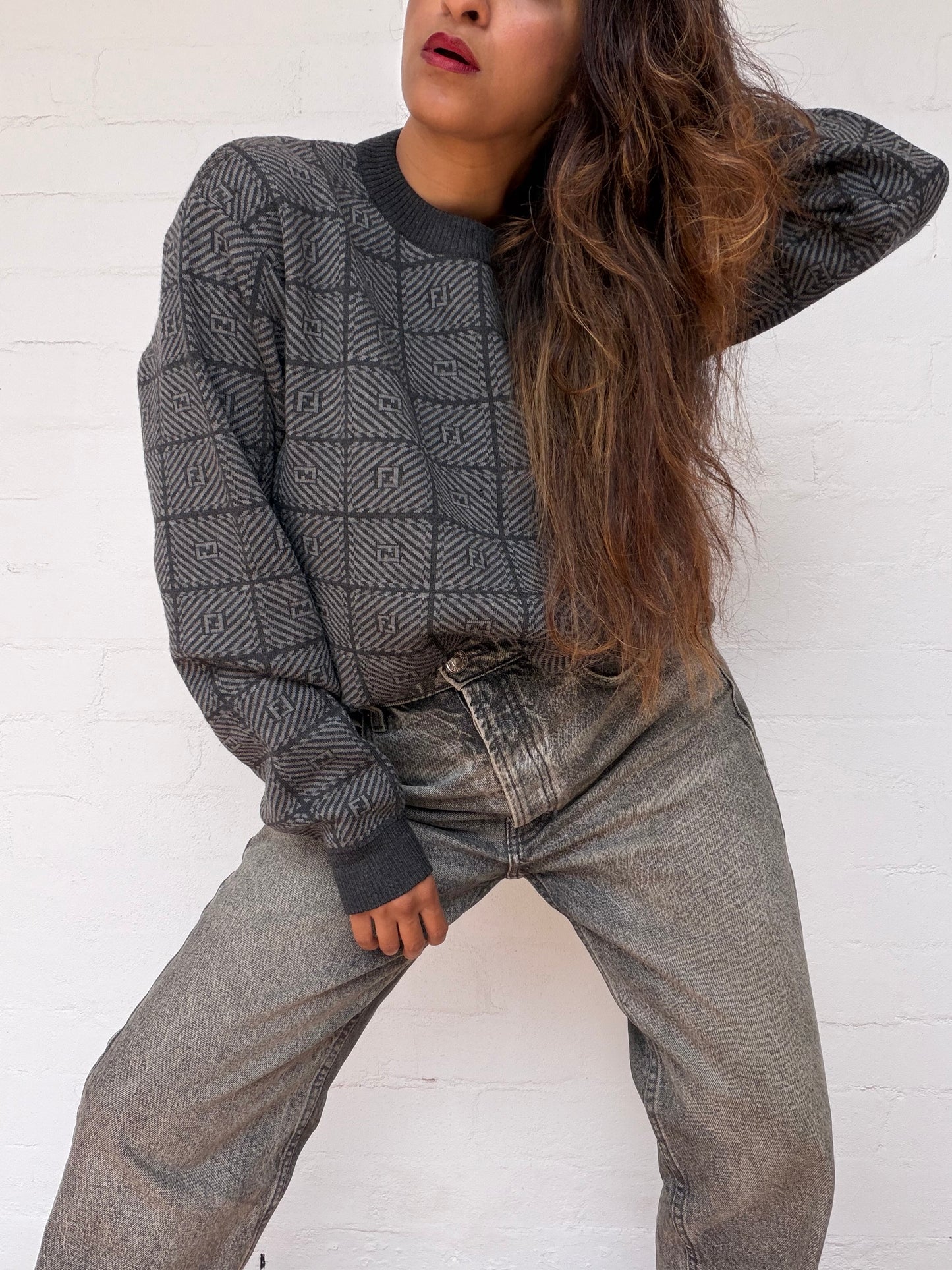 Fendi Zucca Merino Wool Jumper