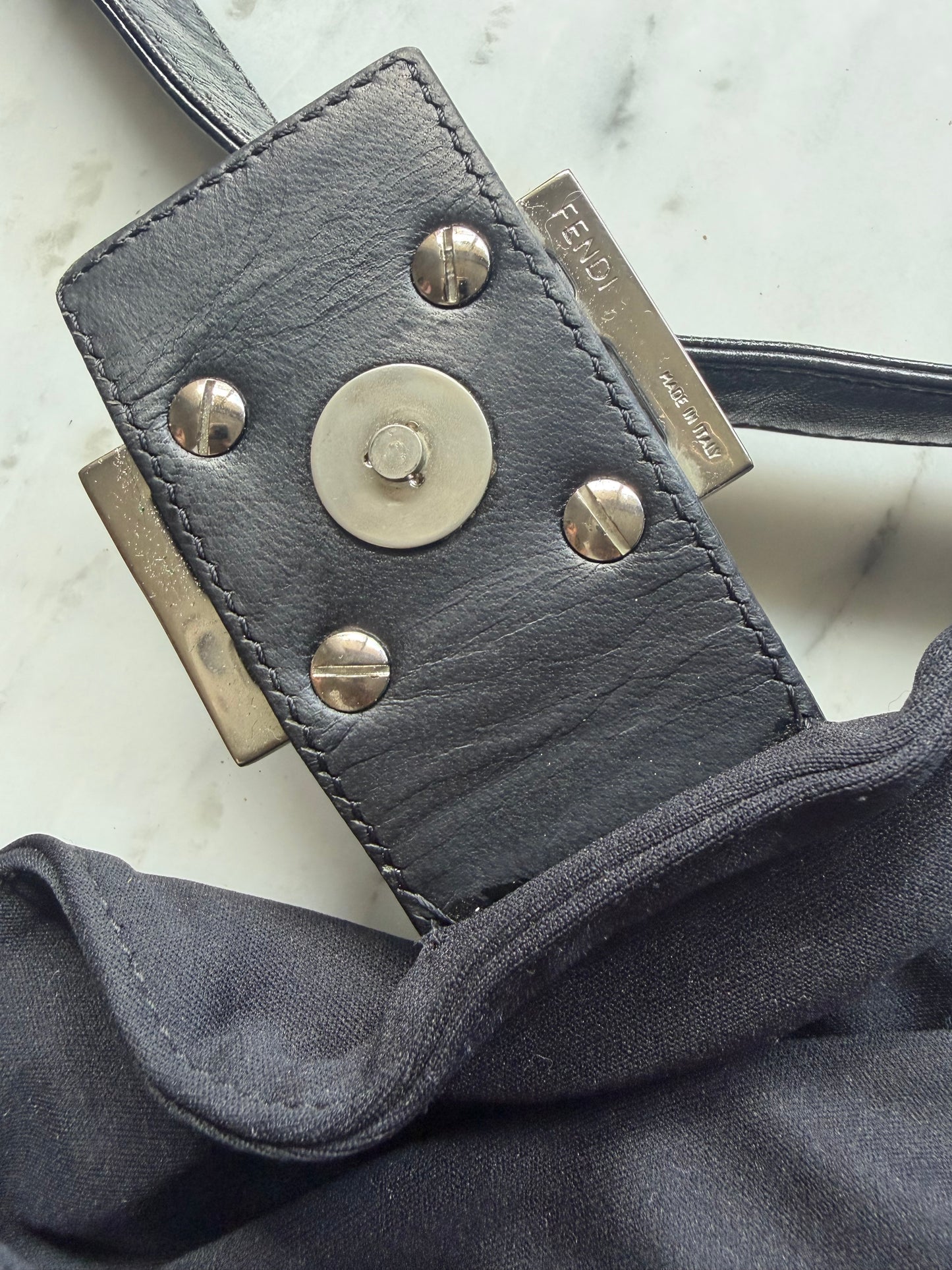 Authentic Vintage Fendi Mamma Bucket Jersey Bag