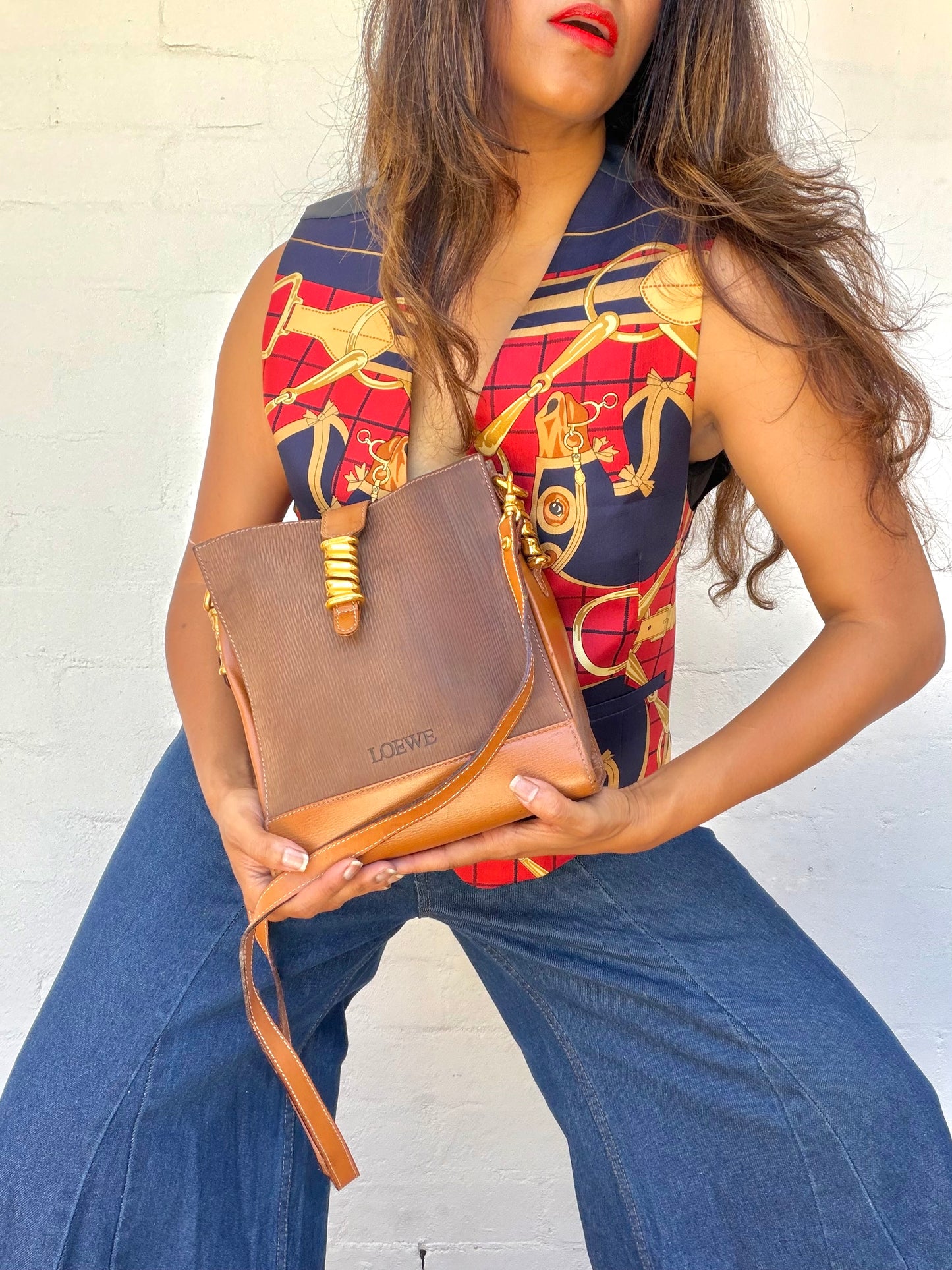 Vintage LOEWE Velazquez Shoulder Bag