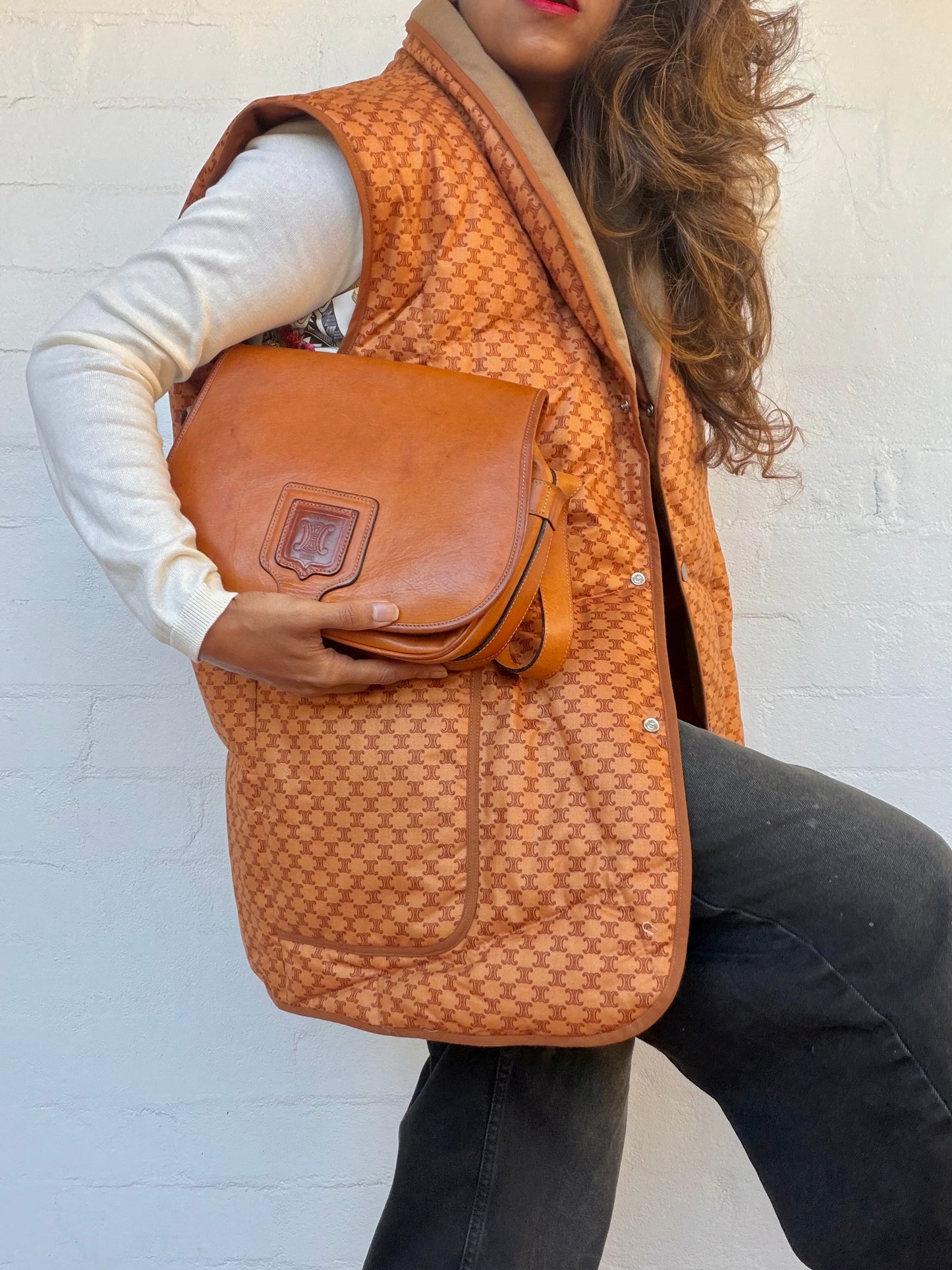 Vintage Celine Leather Bag