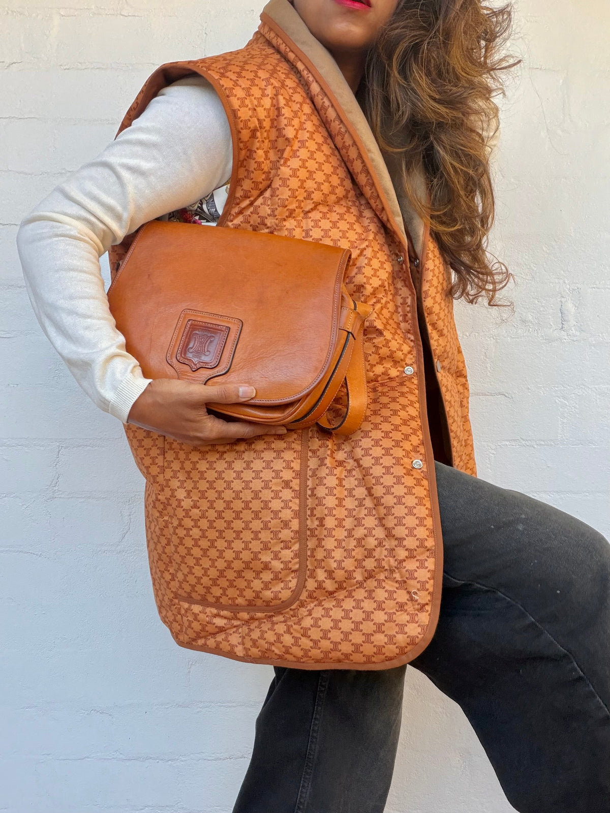 Vintage Celine Leather Bag