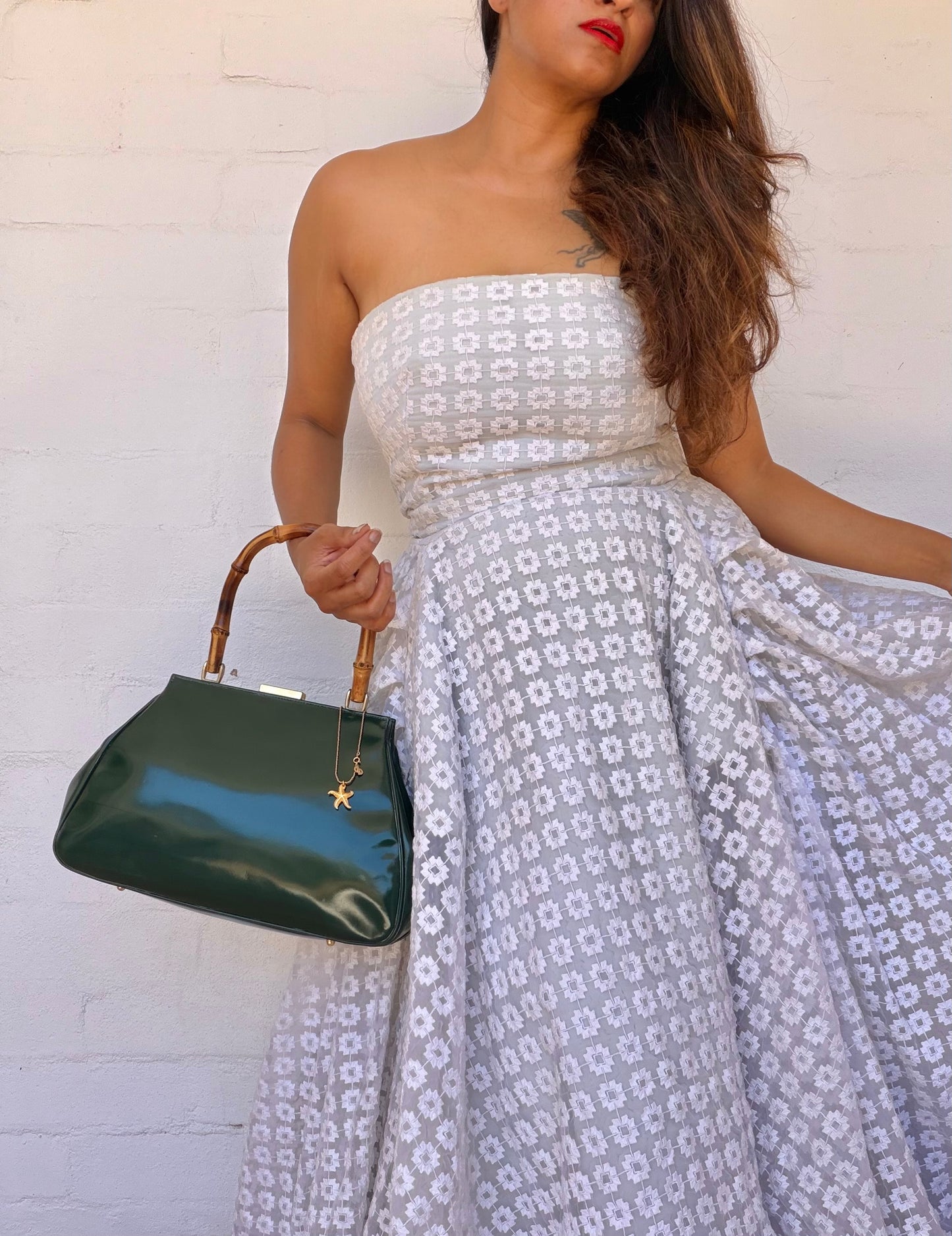 Gucci Tom Ford Bamboo Hand Bag