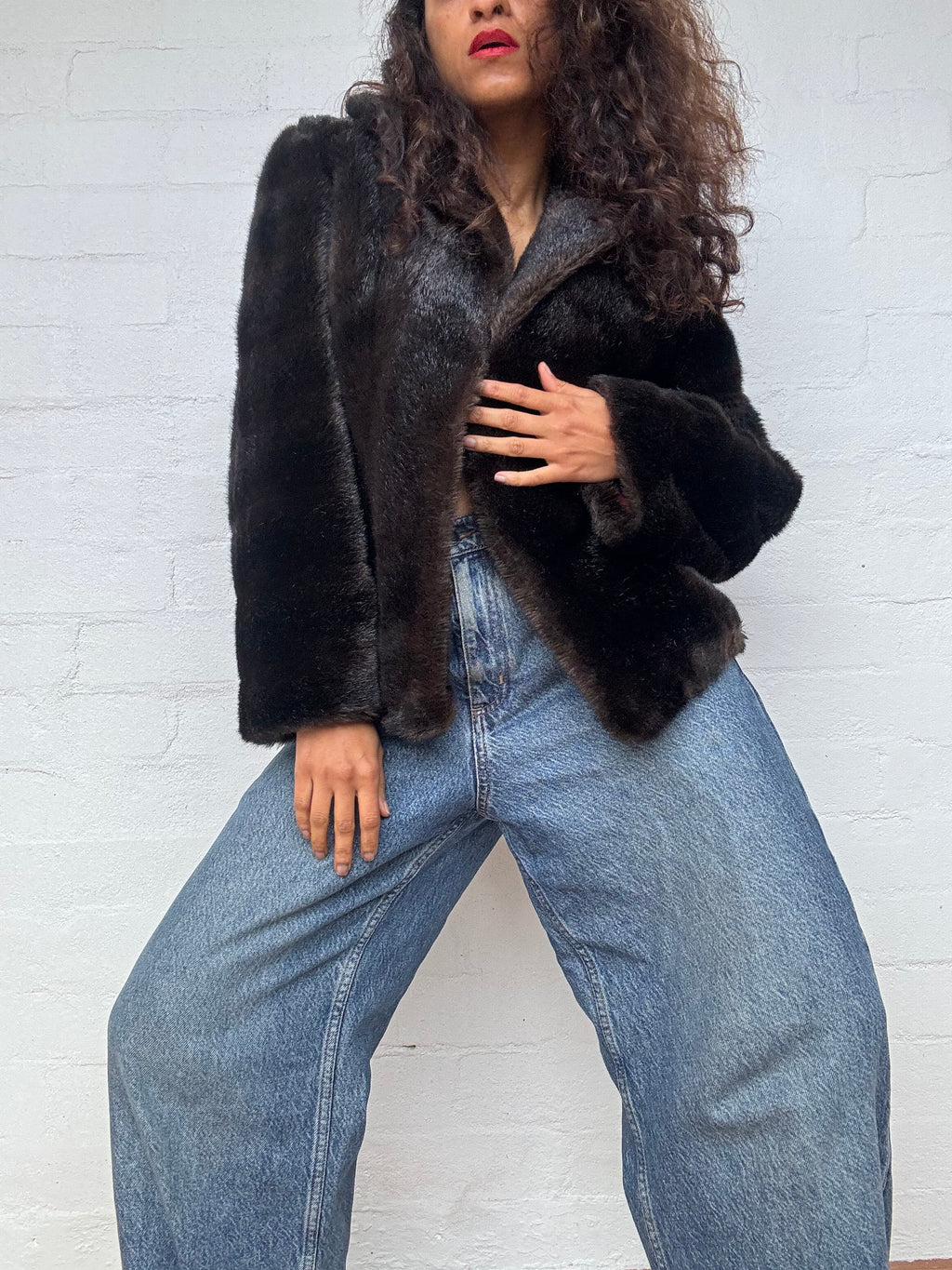 Vintage Faux Fur Jacket