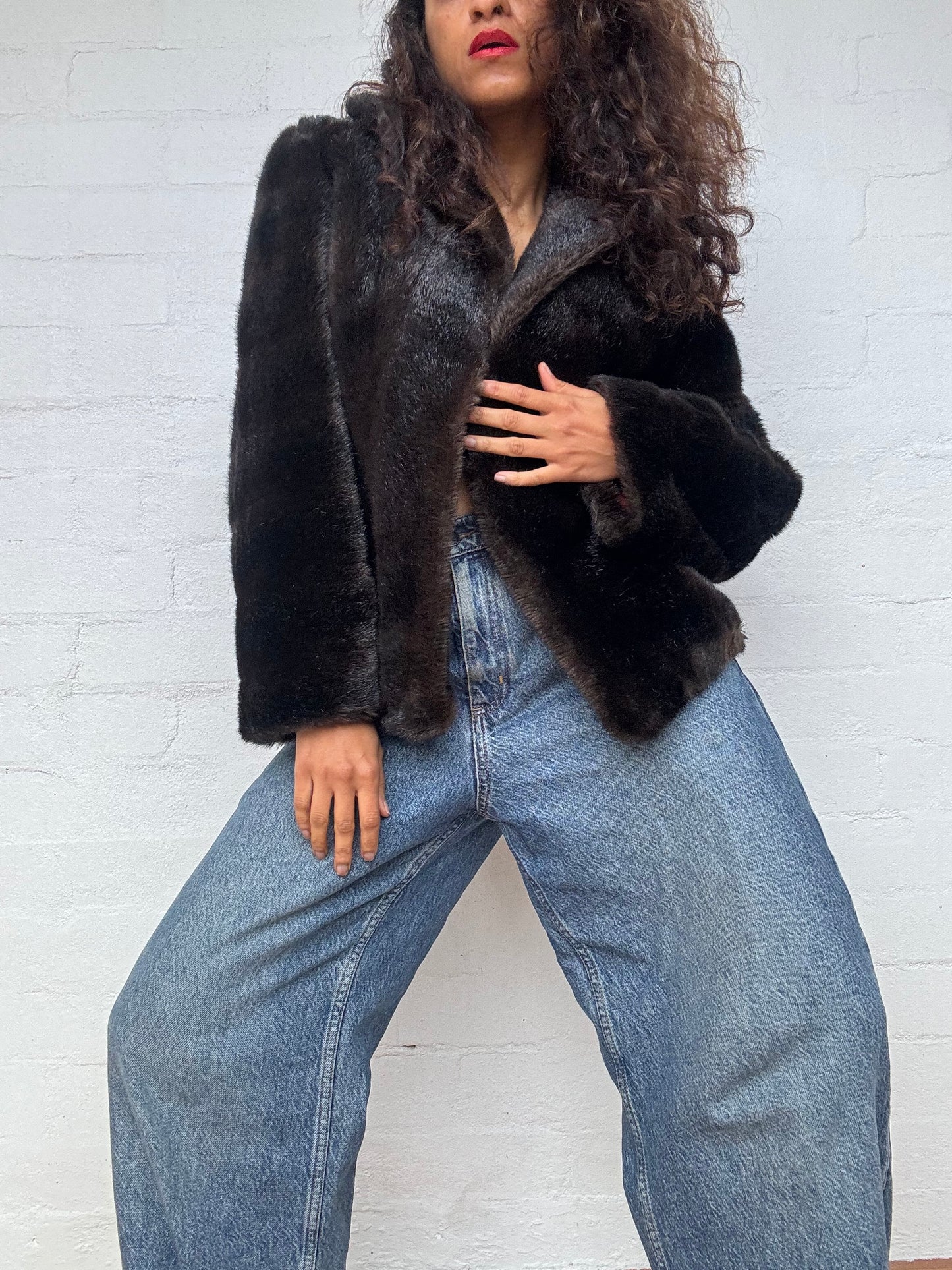 Vintage Faux Fur Jacket