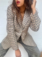 Authentic Dior 90's Check Blazer